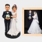 Funny wedding cake topper, cake topper for wedding ,bobble head,Custom wedding bobblehead