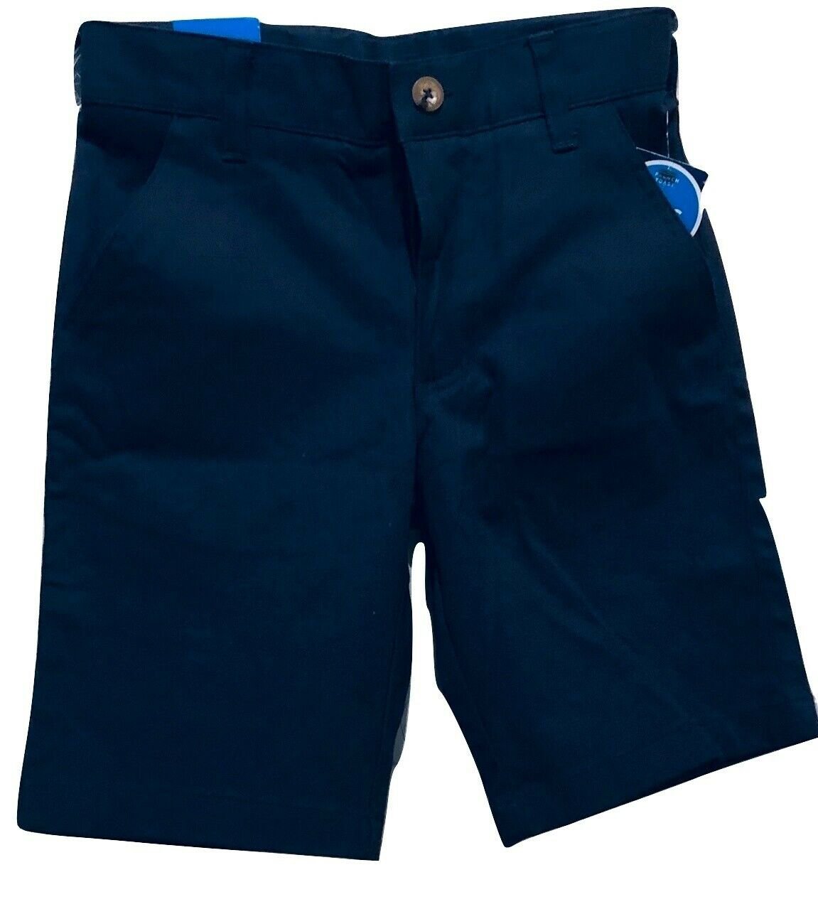 French Toast Stretch flat front boy's navy blue shorts official schoolwear