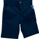 French Toast Stretch flat front boy's navy blue shorts official schoolwear