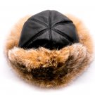 winter fur hat, Fox fur malachai