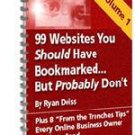 99 Websites You Should Have Bookmarked