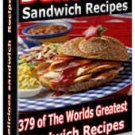 379 Sandwich Recipes Cooking