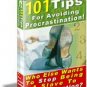 101 Tips for Avoiding Procrastination Get MORE Done NOW