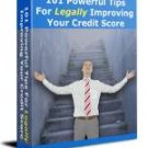 101 Tips for Legally Improving Your Credit Score