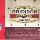 2007 Donruss Gridiron Gear Football Hobby Box