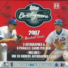2007 Topps Co-Signers Baseball Hobby Box