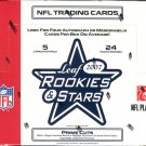 2007 Leaf Rookies & Stars Football Hobby Box