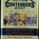 2007 Playoff Contenders Football Hobby Pack