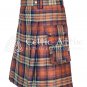 Irn bru Utility Tartan Kilt For Men Custom Size 12 Colors