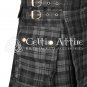 Grey Watch Utility Tartan Kilt For Men Custom Size 12 Colors
