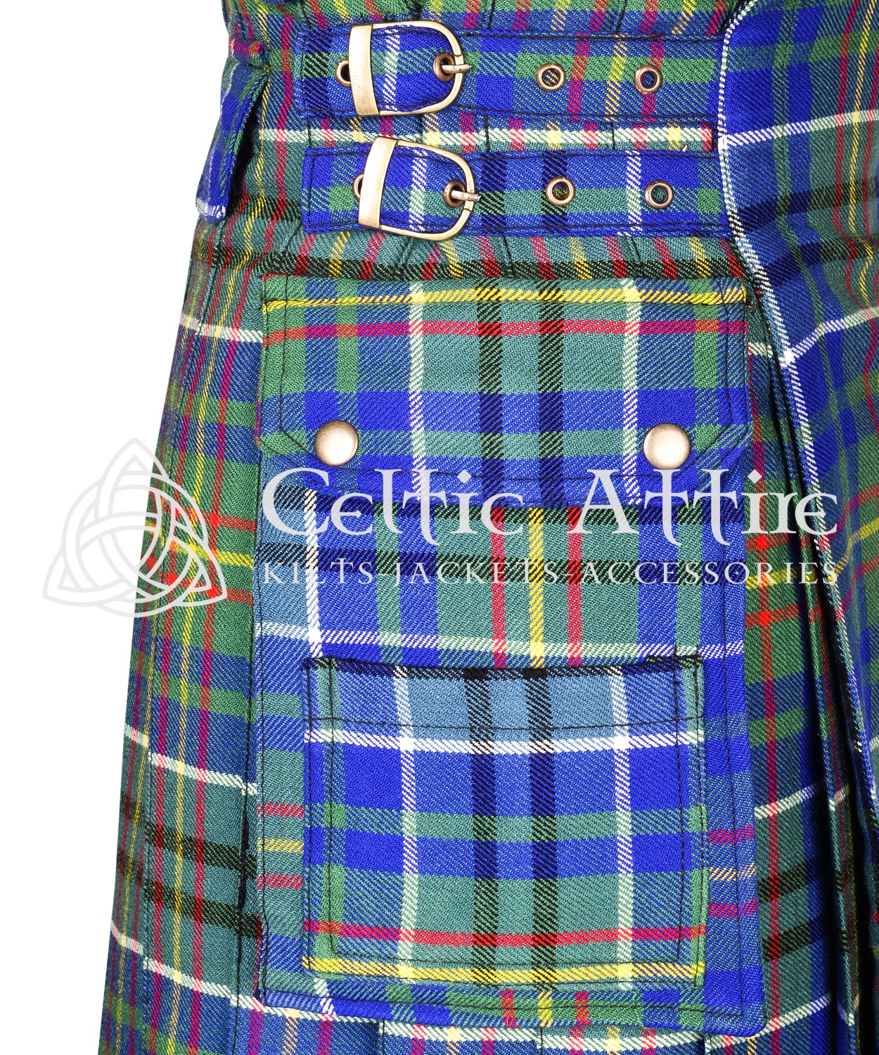 O' Sullivan Utility Tartan Kilt For Men Custom Size 12 Colors