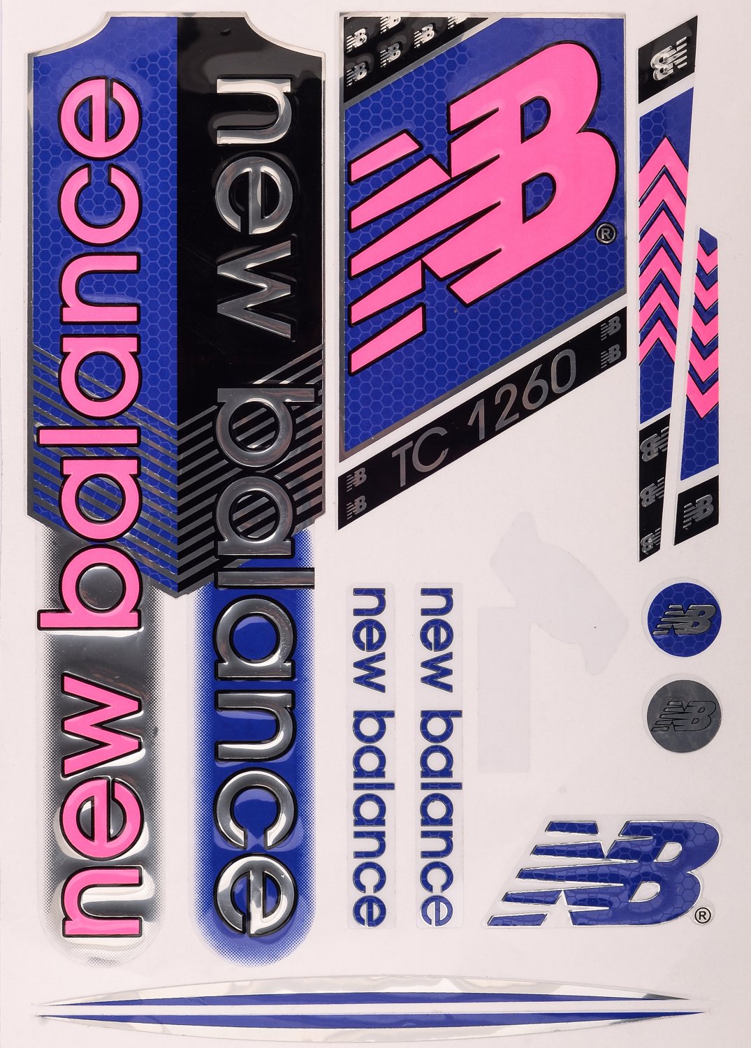 New Balance TC 1260 3D Embossed CRICKET BAT STICKER
