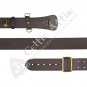 New Sam Browne Belt Real Leather - Military Sword Officer Belt Custom Size