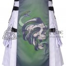 Gothic Throng - Kilted Skirt - Custom Size - Custom Design