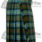 Scottish Ladies Tartan KILTED SKIRT Maxi Length Mistress Hostess Skirt