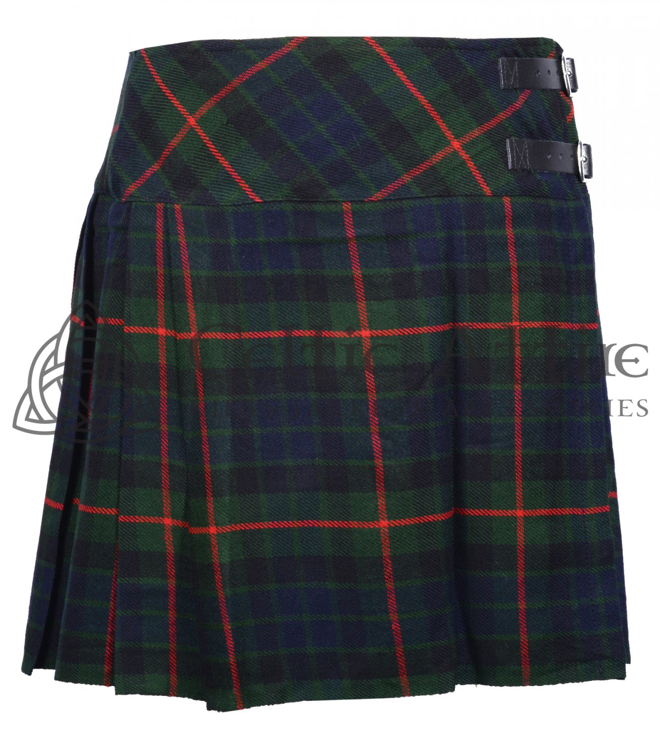 Scottish Tartan Mini Skirt - Custom Size - Gunn Tartan