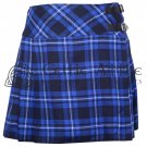 Scottish Tartan Mini Skirt - Custom Size - Ramsey Blue Tartan