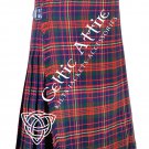 Scottish Cameron Tartan 16 Oz tartan 8 Yard Kilts for Men - Custom Made