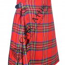 Scottish Royal Stewart Tartan 16 Oz tartan 8 Yard Kilts for Men - Custom Made