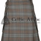 Black Watch Weathered Tartan UTILITY KILT Scottish Cargo Kilt for Men - Custom Size