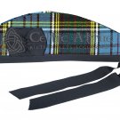 Anderson Tartan Glengarry Kilt Hat Scottish Military Piper Hat Tartan Cap Custom Size