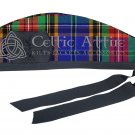Beatty Clan Tartan Glengarry Kilt Hat Scottish Military Piper Hat Tartan Cap Custom Size
