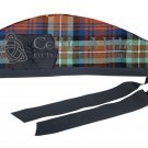 Irn Bru Tartan Glengarry Kilt Hat Scottish Military Piper Hat Tartan Cap Custom Size