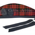 MacDonald Tartan Glengarry Kilt Hat Scottish Military Piper Hat Tartan Cap Custom Size