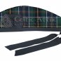 Maclnnes Tartan Glengarry Kilt Hat Scottish Military Piper Hat Tartan Cap Custom Size