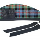 Glengarry Kilt Hat Scottish Murray Of Athol Tartan Military Piper Hat Tartan Cap Custom Size