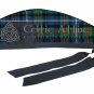 Glengarry Kilt Hat Scottish Robertson Hunting Tartan Military Piper Hat Tartan Cap Custom Size