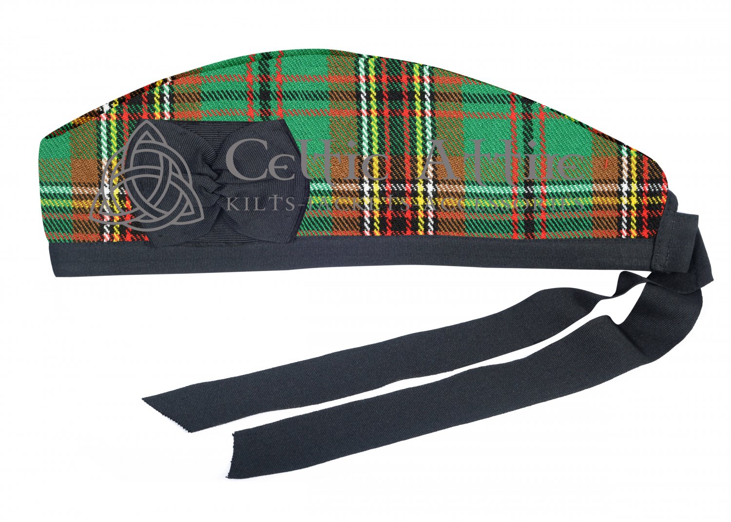 Glengarry Kilt Hat Scottish Tara Murphy Tartan Military Piper Hat Tartan Cap Custom Size