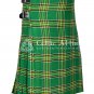 IRISH tartan 8 Yard KILT - Scottish Traditional 16 Oz tartan 8 Yard Kilts for men