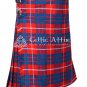 RED Hamilton STEWART tartan 8 Yard KILT - Scottish Traditional 16 Oz tartan 8 Yard Kilts for men