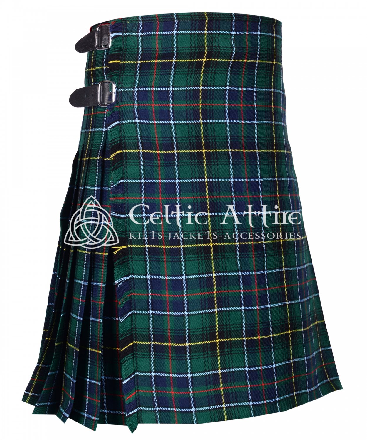 MACINEES tartan 8 Yard KILT - Scottish Traditional 16 Oz tartan 8 Yard Kilts for men