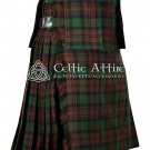 BROWN WATCH tartan 8 Yard KILT with Detachable Pockets - 16 Oz tartan 8 Yard Kilts for men