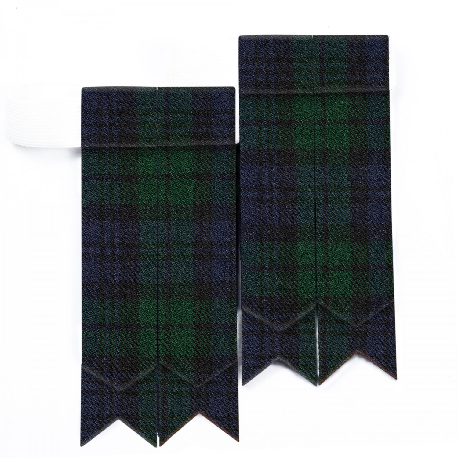 Black Watch Tartan Flashes - Kilt Flashings - Scottish Socks Flashers