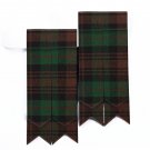 Brown Watch Tartan Flashes - Kilt Flashings - Scottish Socks Flashers