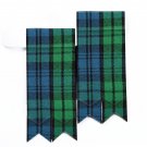 Campbell Ancient Tartan Flashes - Kilt Flashings - Scottish Socks Flashers