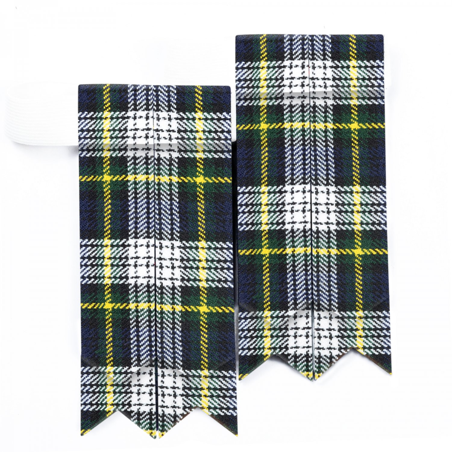 Dress Gordon Tartan Flashes - Kilt Flashings - Scottish Socks Flashers