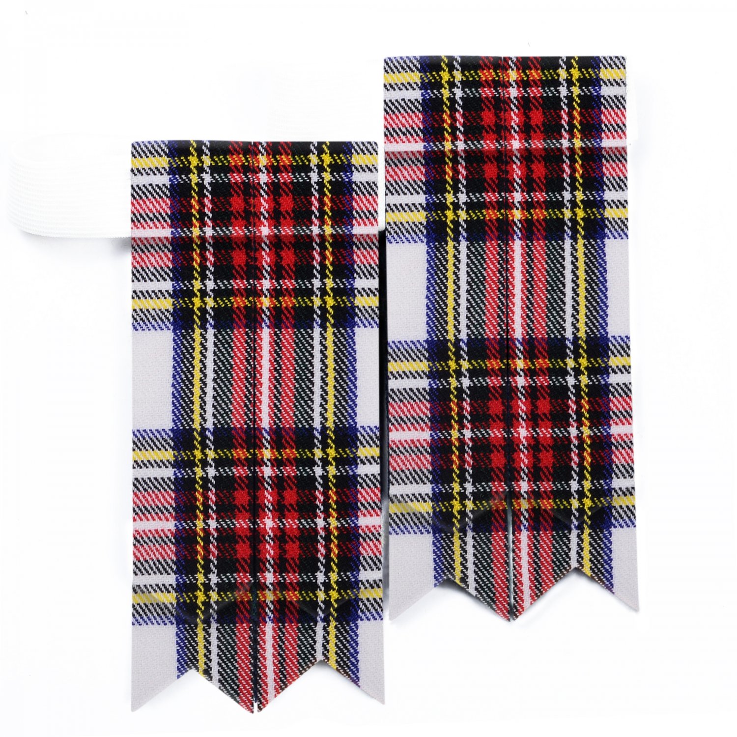 Dress Stewart Tartan Flashes - Kilt Flashings - Scottish Socks Flashers