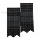 Grey Watch Tartan Flashes - Kilt Flashings - Scottish Socks Flashers