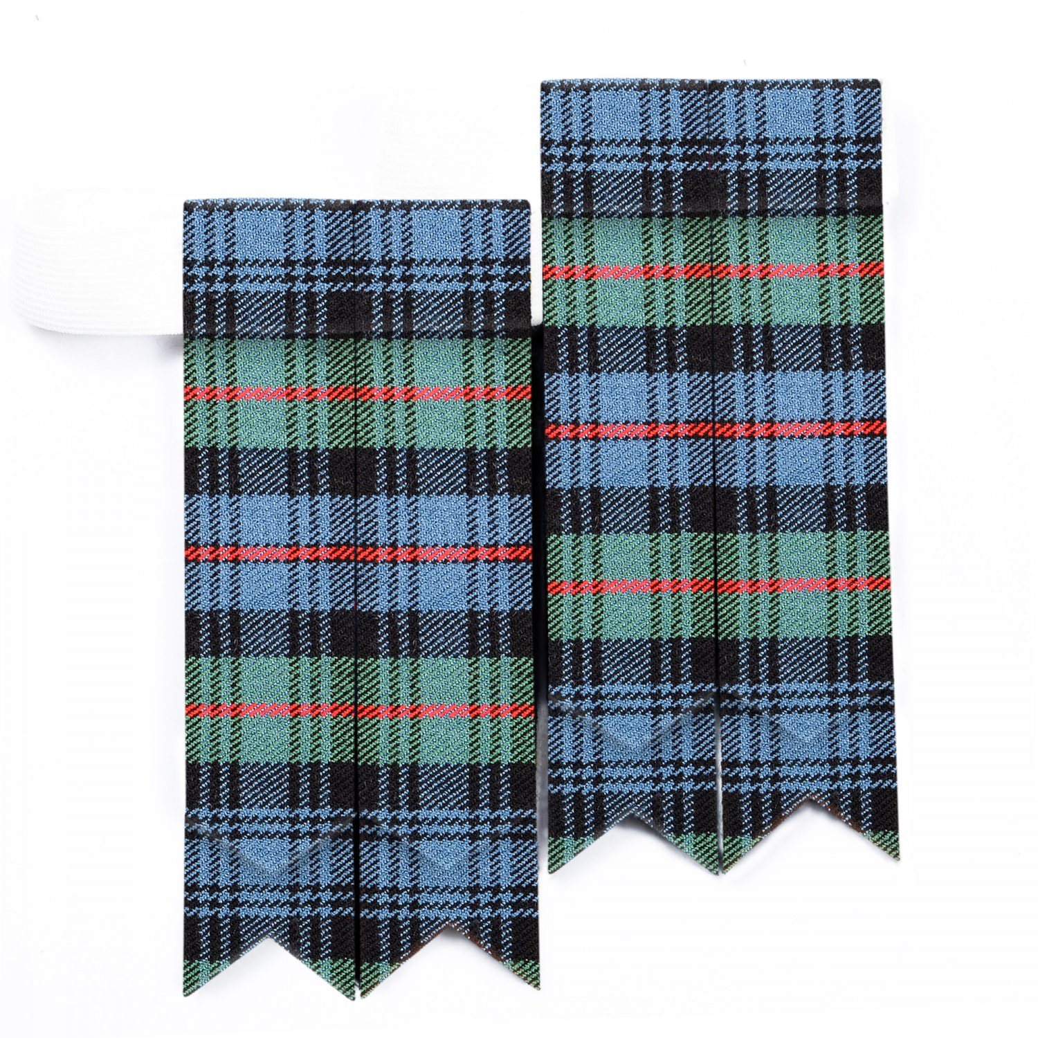 Murray of Athol Tartan Flashes - Kilt Flashings - Scottish Socks Flashers