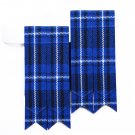 Ramsey Blue Tartan Flashes - Kilt Flashings - Scottish Socks Flashers