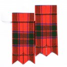 Scottish Rose Tartan Flashes - Kilt Flashings - Scottish Socks Flashers