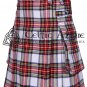 Dress Stewart Tartan Utility Kilt - Custom - 16 Oz - Scottish Highlander Kilt