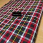 Black DCD Scottish Tartan Fabric Running Yards 16 Oz Acrylic