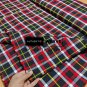 Black DCD Scottish Tartan Fabric Running Yards 16 Oz Acrylic