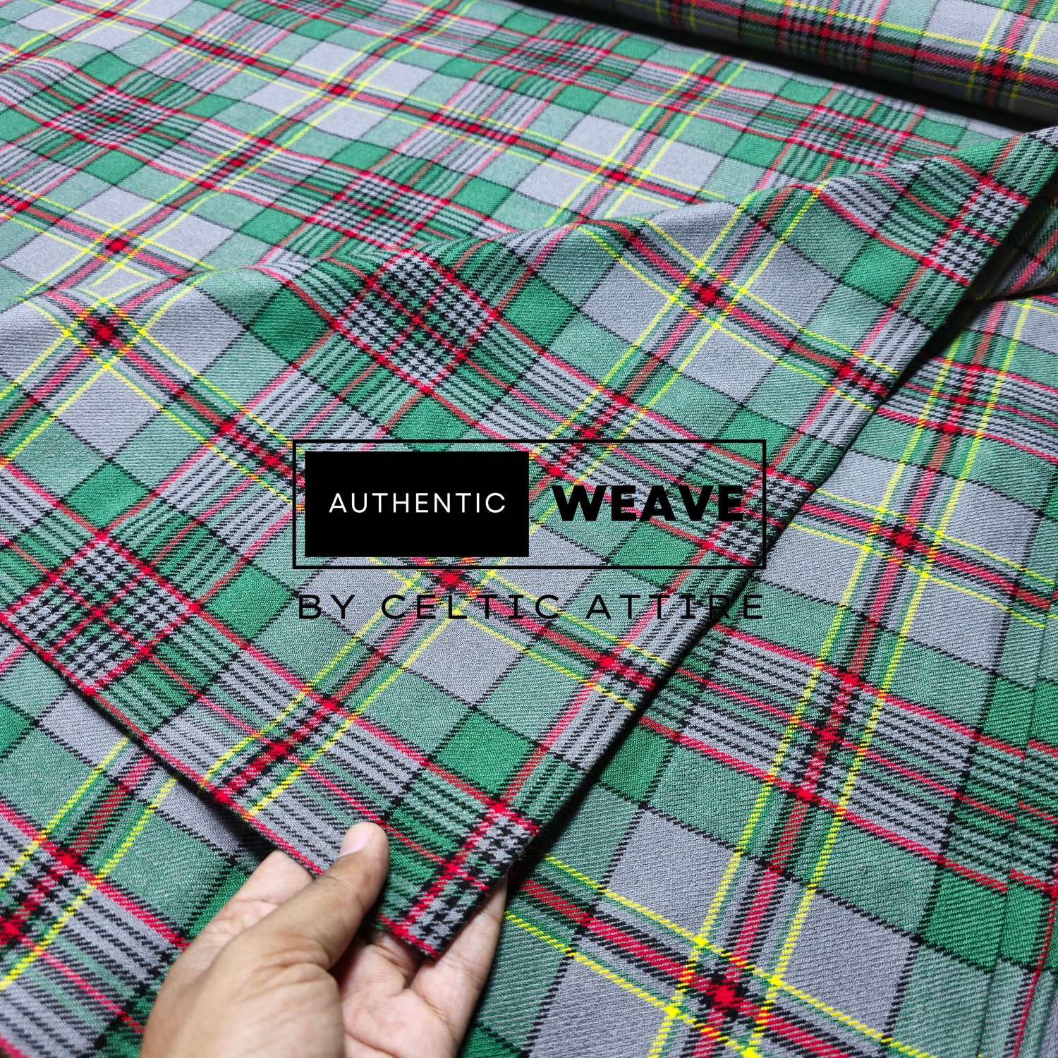 Craig Scottish Tartan Fabric Running Yards 16 Oz Acrylic