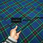 Crawford John Scottish Tartan Fabric Running Yards 16 Oz Acrylic
